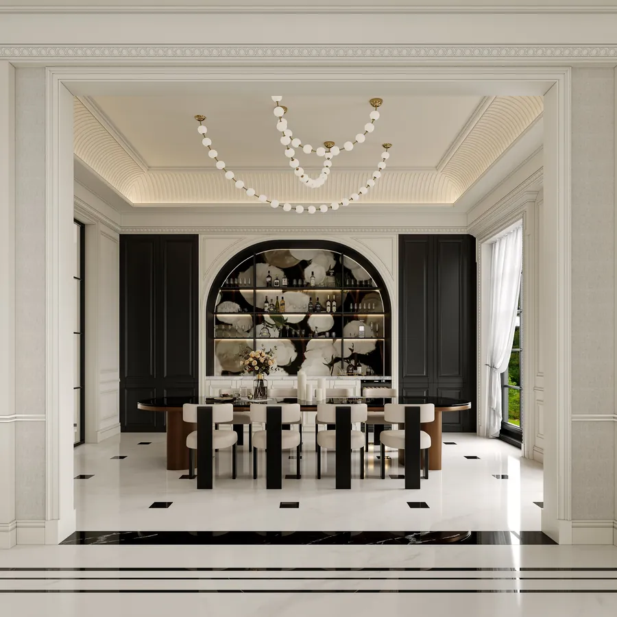 The Classic Estate — Living Room