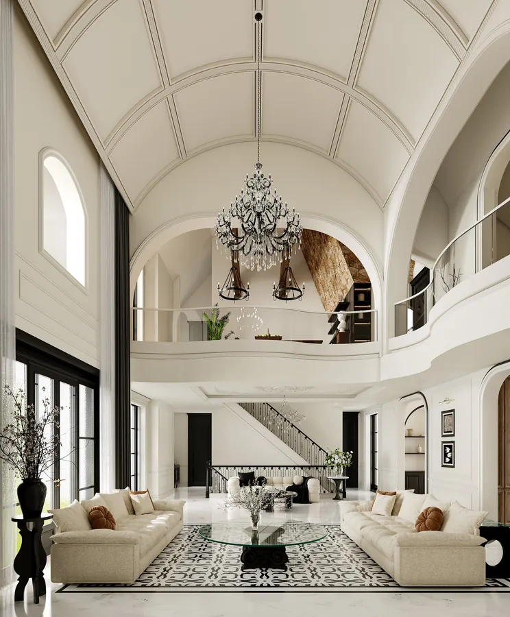 The Classic Estate — Living Room