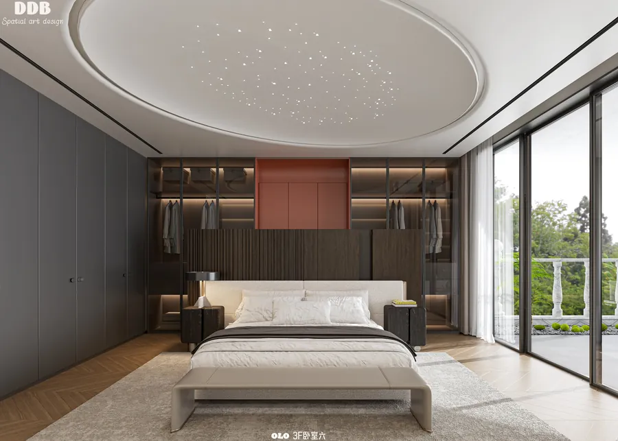 European Grand Manor — Bedroom