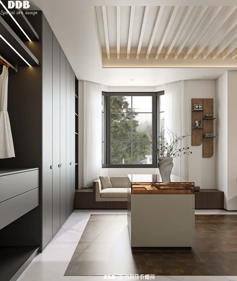 European Grand Manor — Walk In Closet