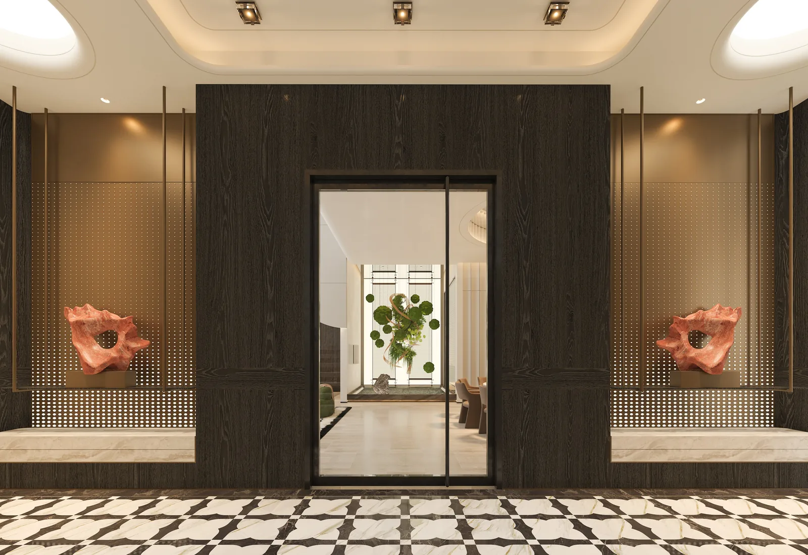Minimalist Light House — Lobby