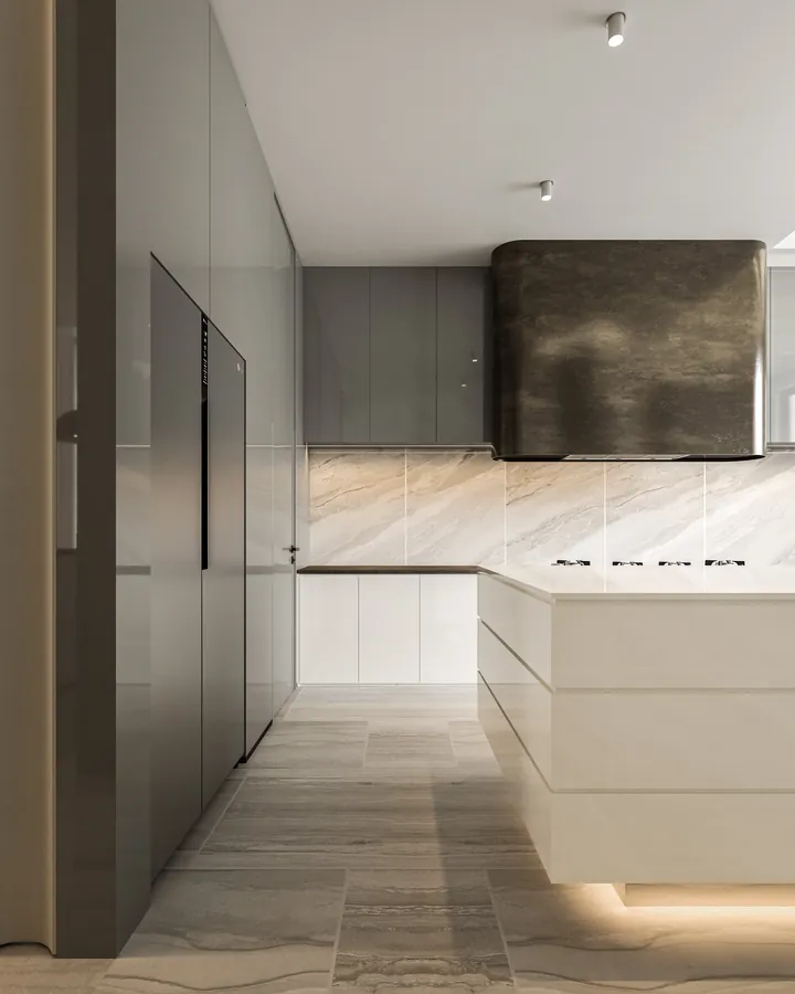 Minimalist Light House — Kitchen