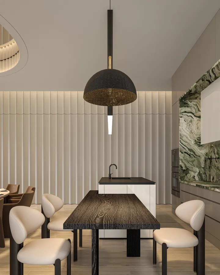 Minimalist Light House — Dining Room