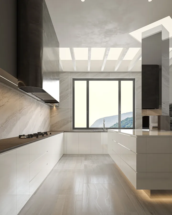 Minimalist Light House — Kitchen