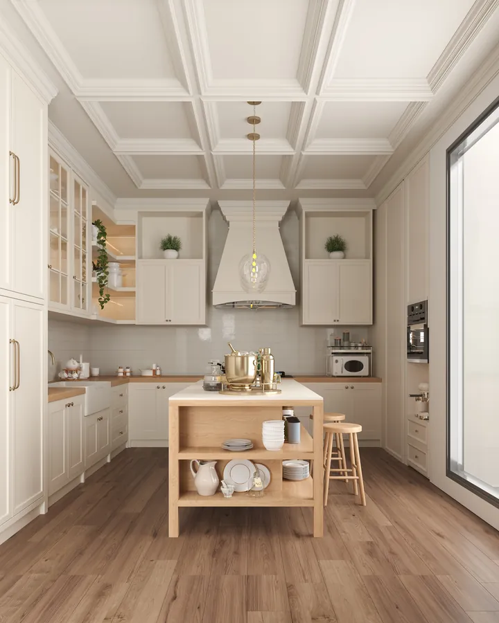 Warm Modern Villa — Kitchen