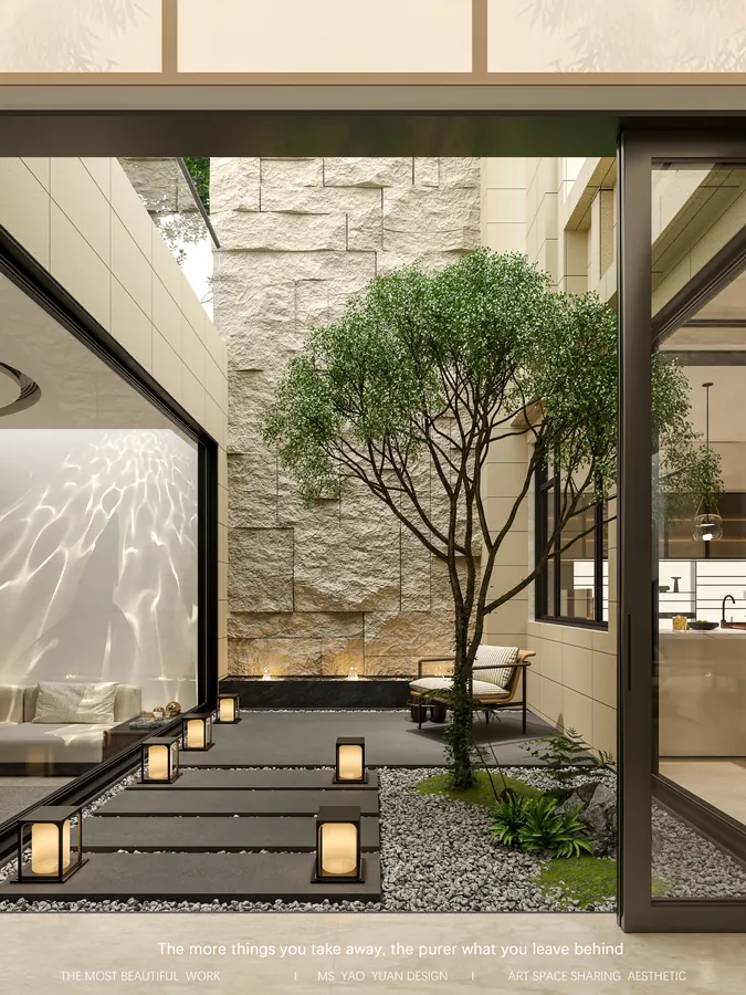 Zen Terrace Residence — Artistic Lobby